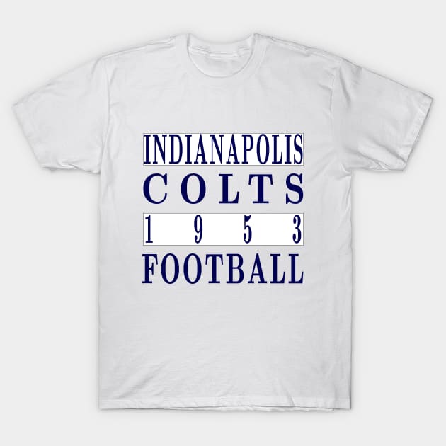 Indianapolis Colts Football Classic T-Shirt by Medo Creations